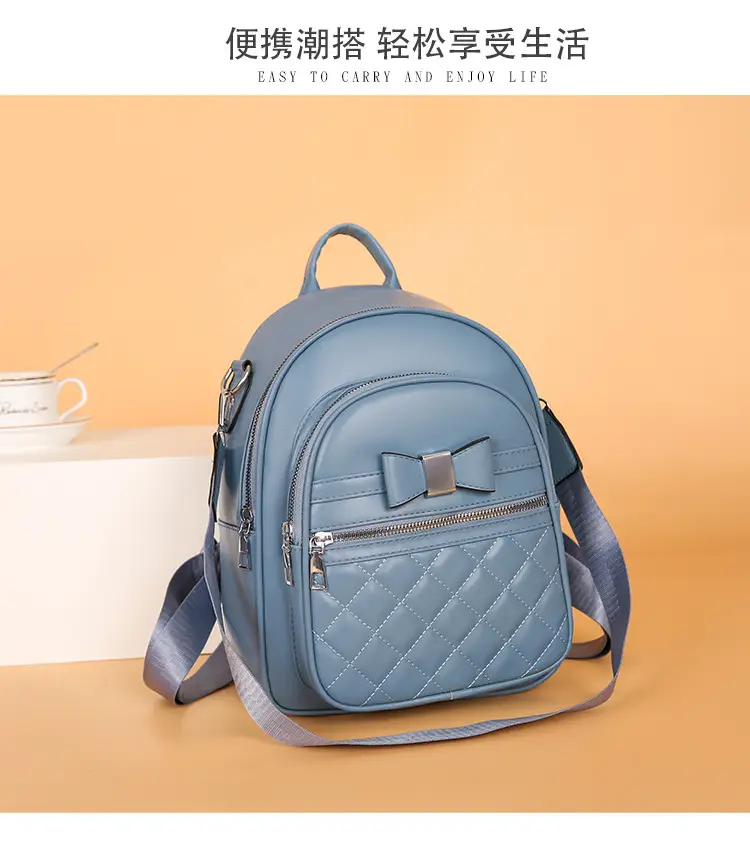 Women's Black Quilted Shoulder Backpack 2025 — feature 14