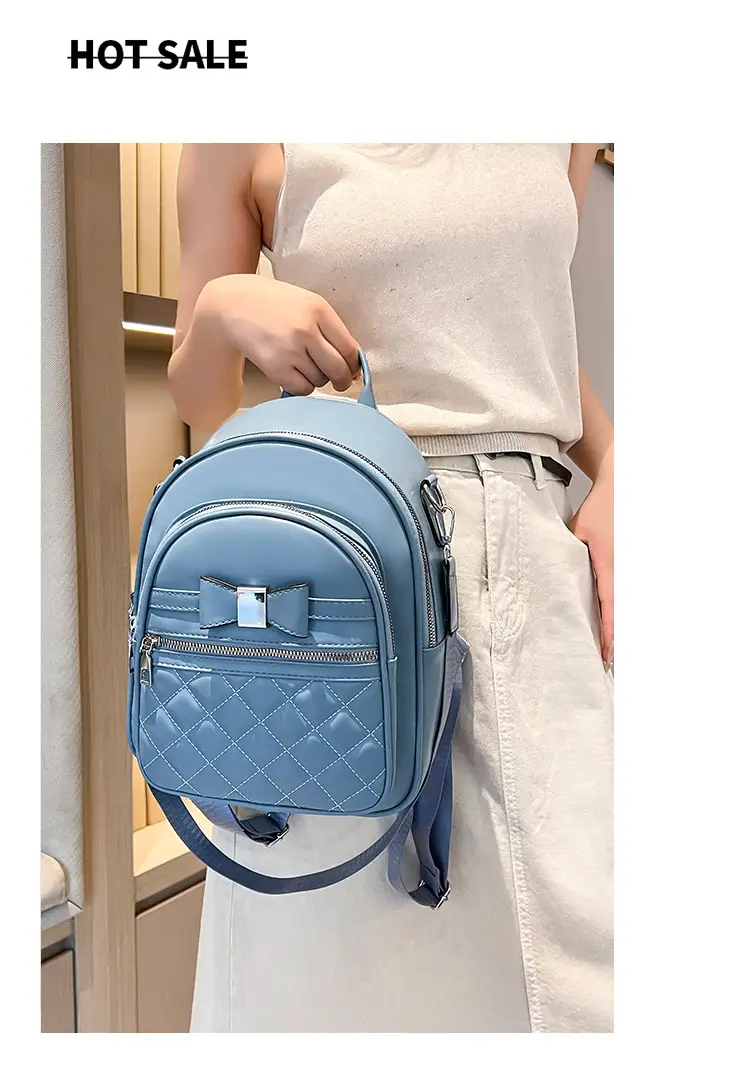 Women's Black Quilted Shoulder Backpack 2025 — feature 25