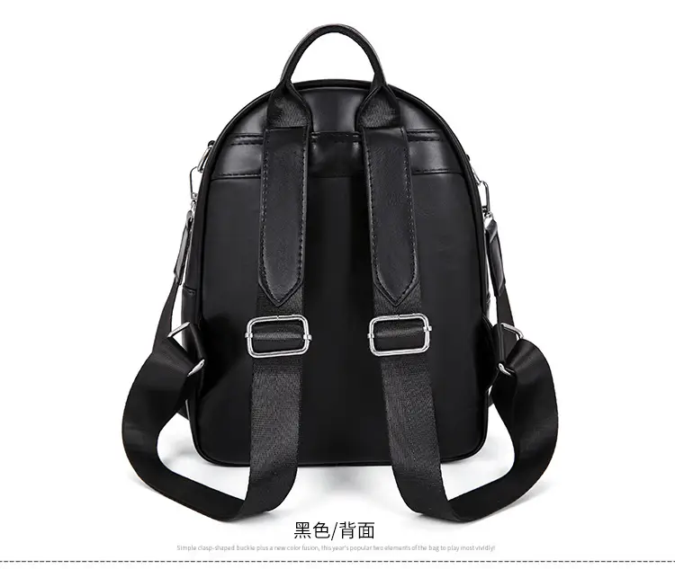 Women's Black Quilted Shoulder Backpack 2025 — feature 32