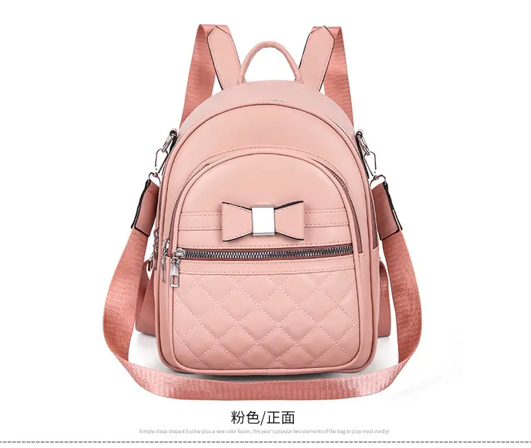 Women's Black Quilted Shoulder Backpack 2025 — feature 35