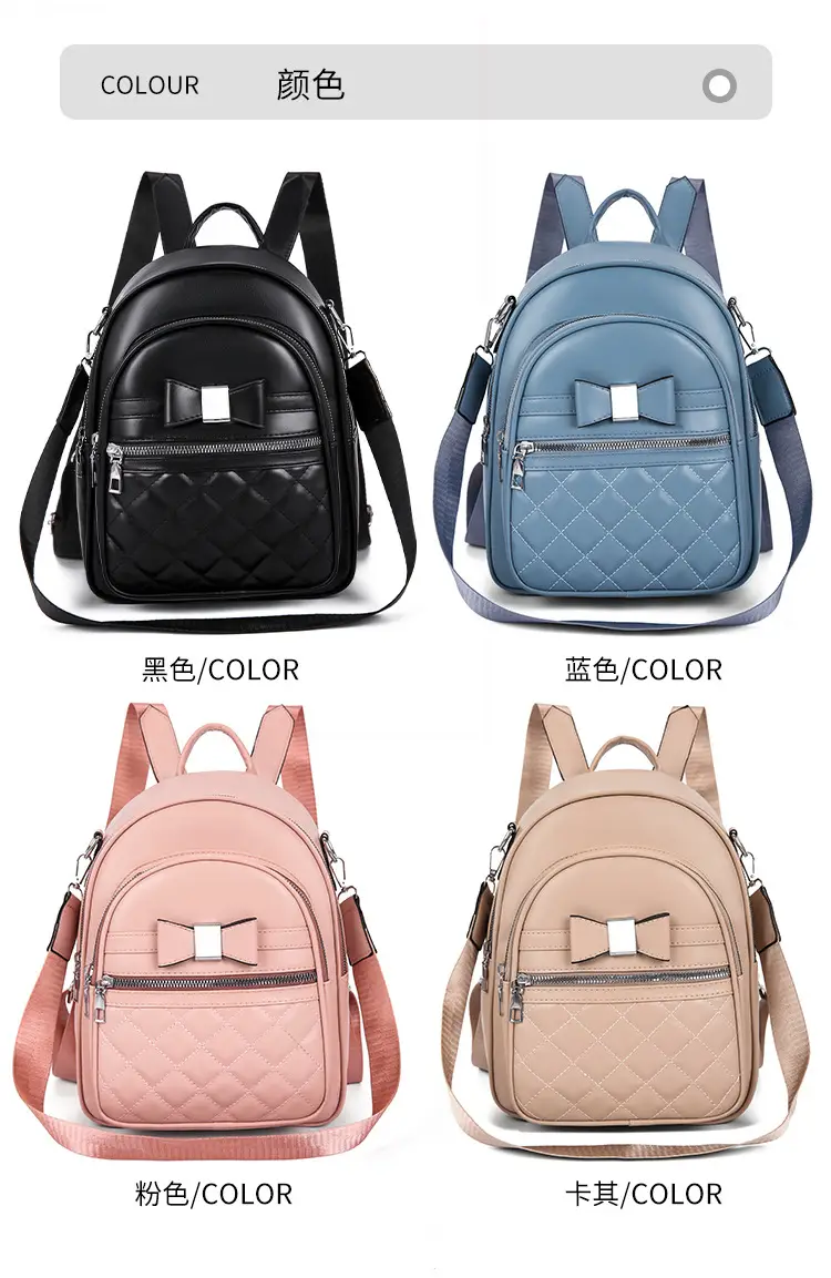 Women's Black Quilted Shoulder Backpack 2025 — feature 4