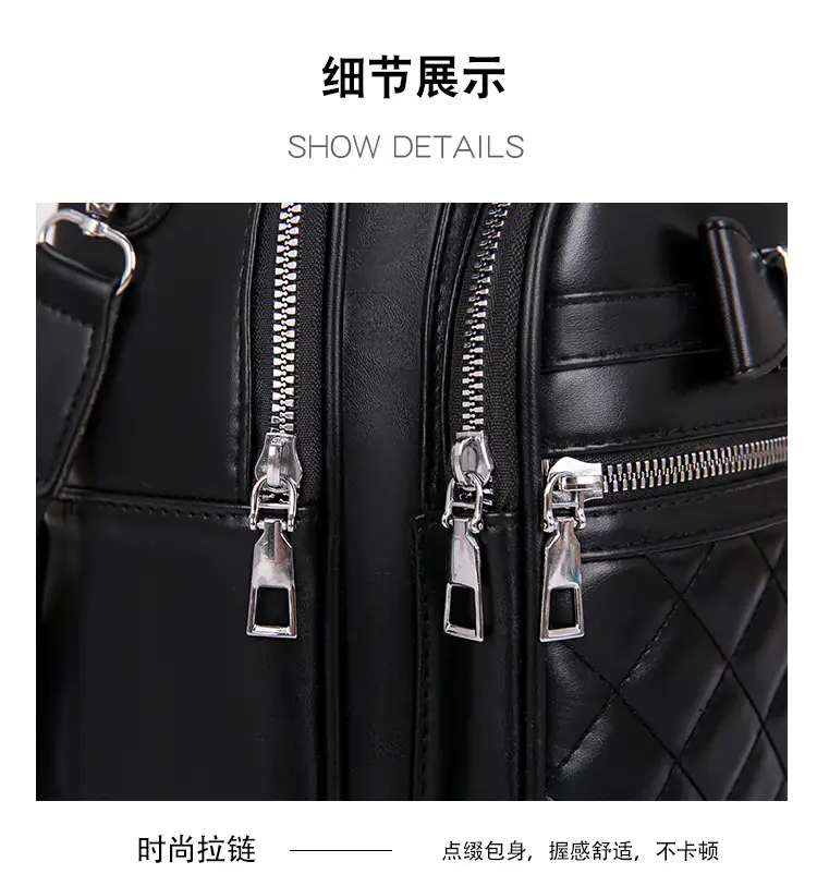 Women's Black Quilted Shoulder Backpack 2025 — feature 41