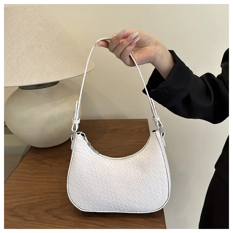 Black Woven Underarm Bag for Women Spring 2025 — feature 24