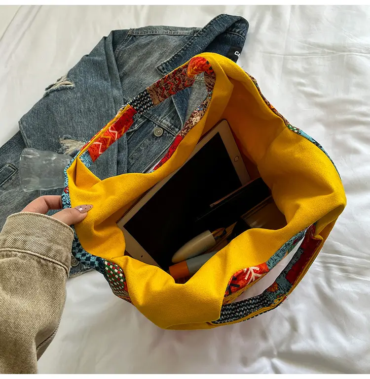 2025 Ethnic Floral Patchwork Shoulder Bag for Women — feature 32