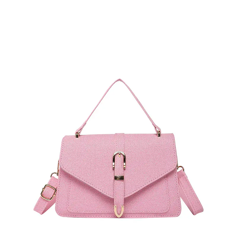 Pink Korean Style Crossbody Bag for Women - Image 10