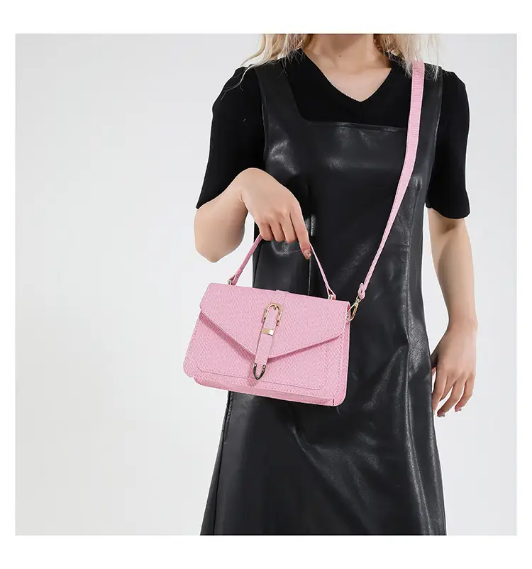 Pink Korean Style Crossbody Bag for Women — feature 14