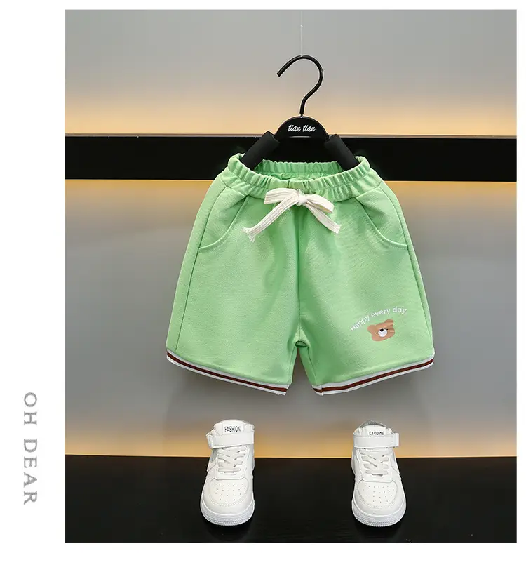 Boys Grey Polo Shirt & Shorts Set Summer Kids — feature 10