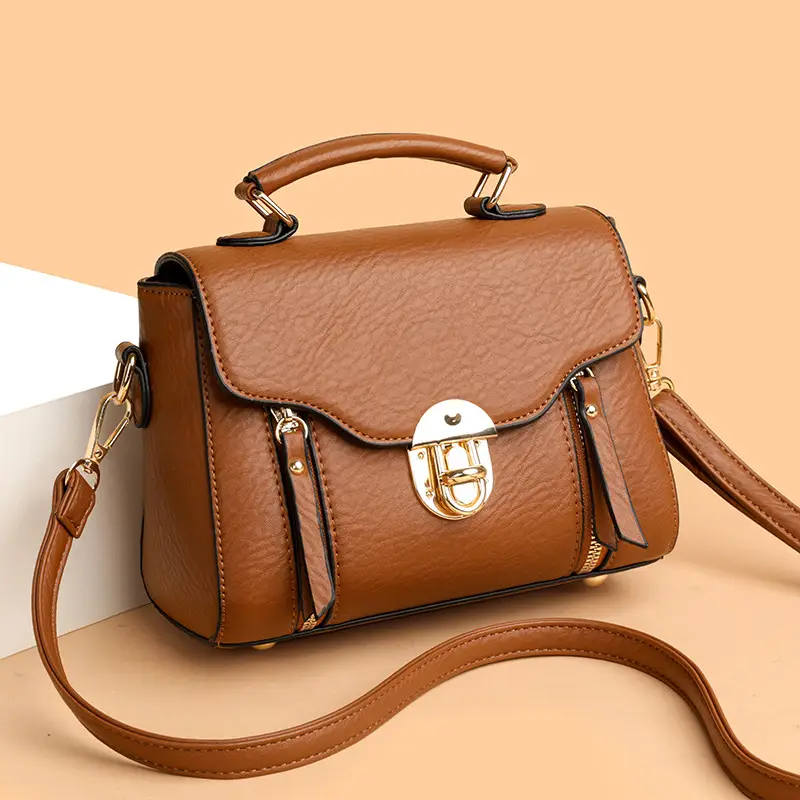 Black Crossbody Bag Women 2025 New Retro Style - Image 8
