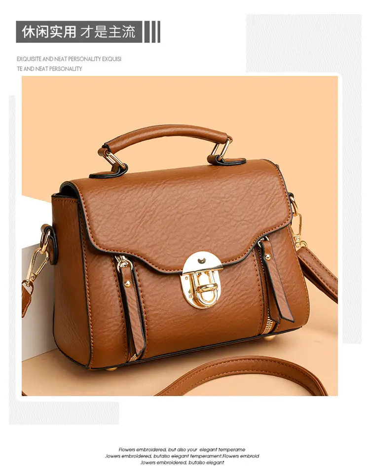Black Crossbody Bag Women 2025 New Retro Style — feature 11