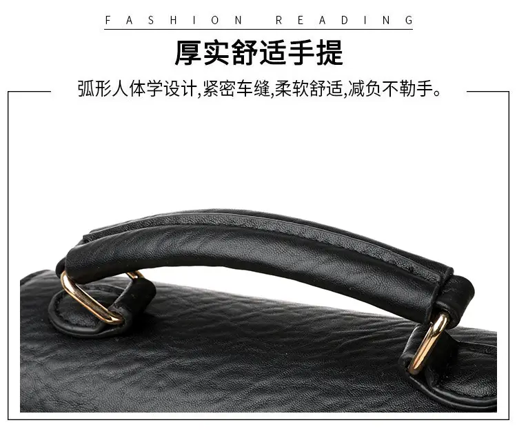 Black Crossbody Bag Women 2025 New Retro Style — feature 12