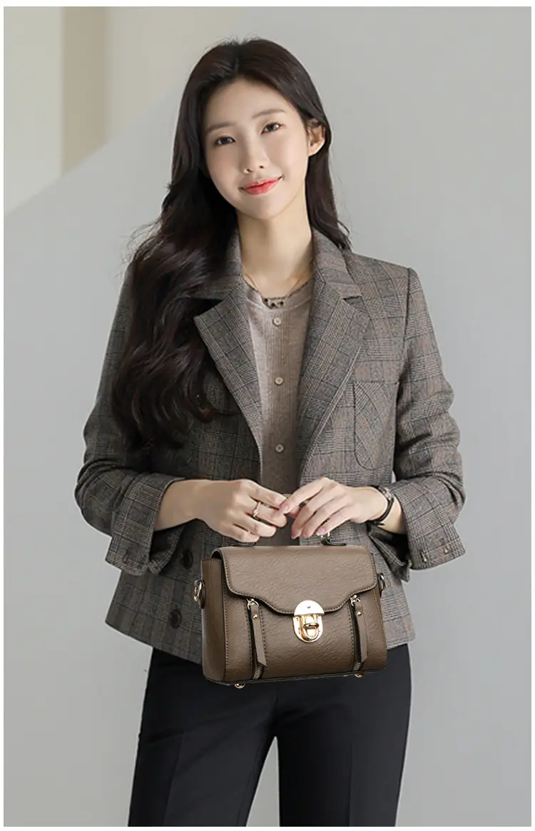 Black Crossbody Bag Women 2025 New Retro Style — feature 18