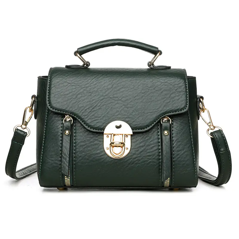Black Crossbody Bag Women 2025 New Retro Style - Image 5