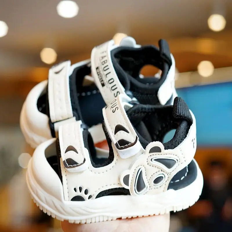 Toddler Sandals White Soft Sole Anti Drop