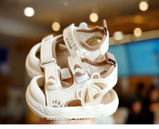 Toddler Sandals White Soft Sole Anti Drop — feature 10