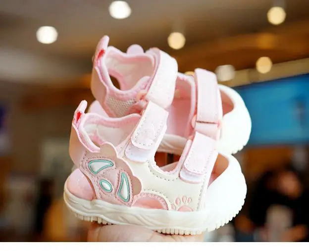 Toddler Sandals White Soft Sole Anti Drop — feature 9