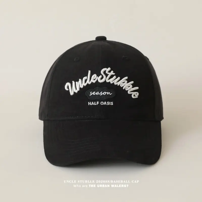 Uncle Stubble Baseball Cap Multi Color Wide Brim — feature 14