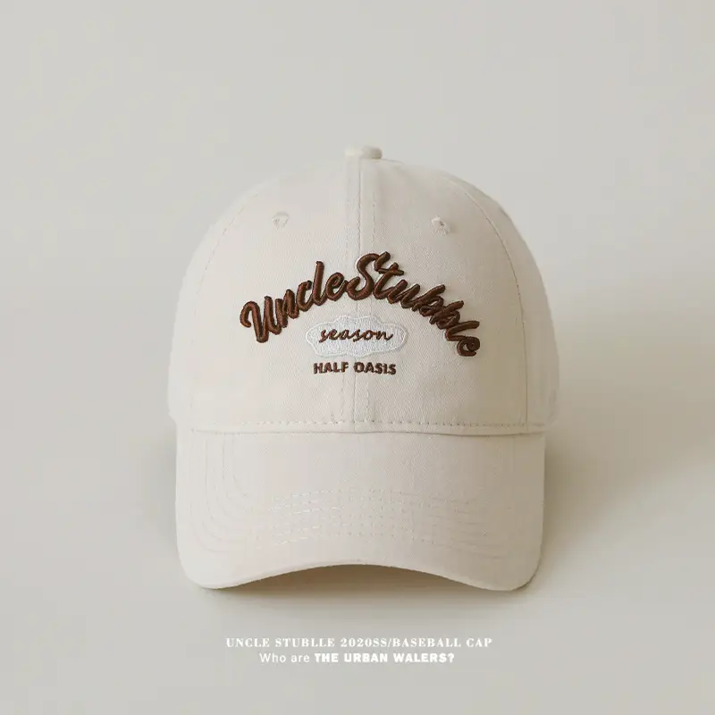 Uncle Stubble Baseball Cap Multi Color Wide Brim — feature 3