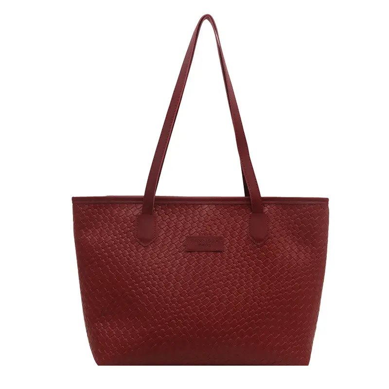 White Korean Style Large Capacity Tote Bag for Women - Image 10