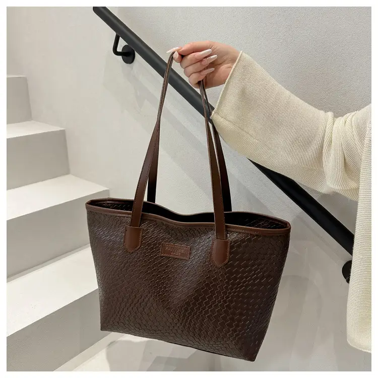 White Korean Style Large Capacity Tote Bag for Women — feature 16