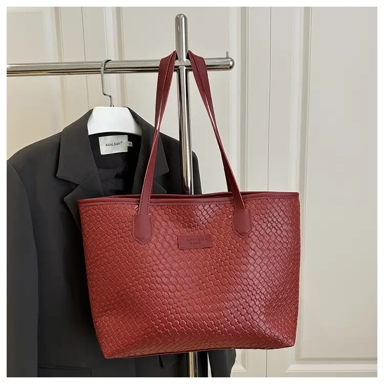 White Korean Style Large Capacity Tote Bag for Women — feature 27