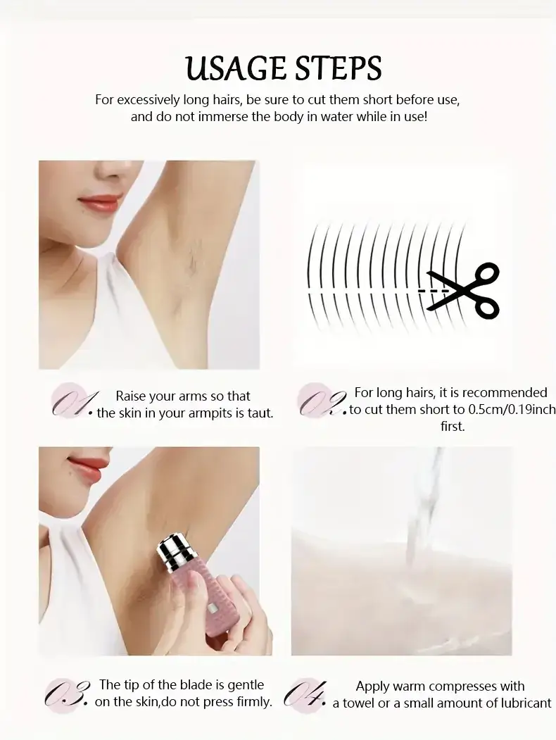 Purple Electric Hair Removal Device for Women — feature 13