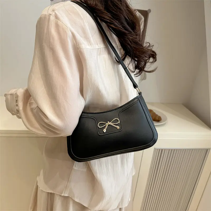 Pink Bow Shoulder Bag for Women 2025 - Image 7