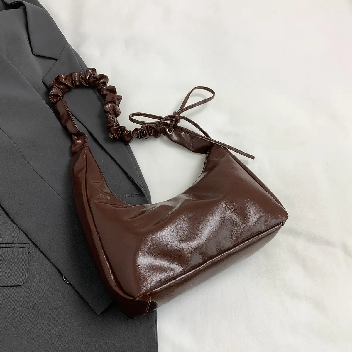 Silver Korean Minimalist Shoulder Bag 2025 New Model — feature 15