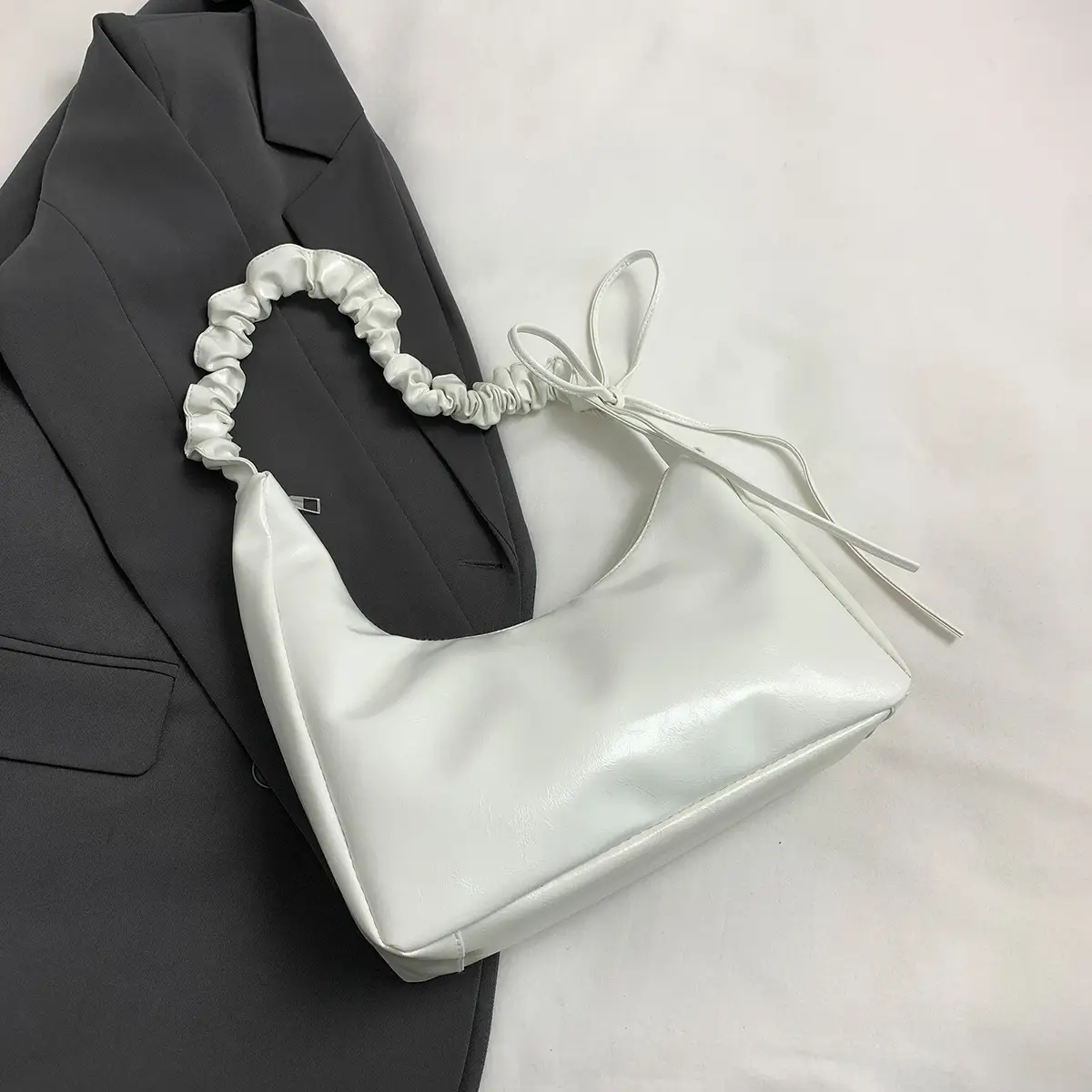 Silver Korean Minimalist Shoulder Bag 2025 New Model — feature 17