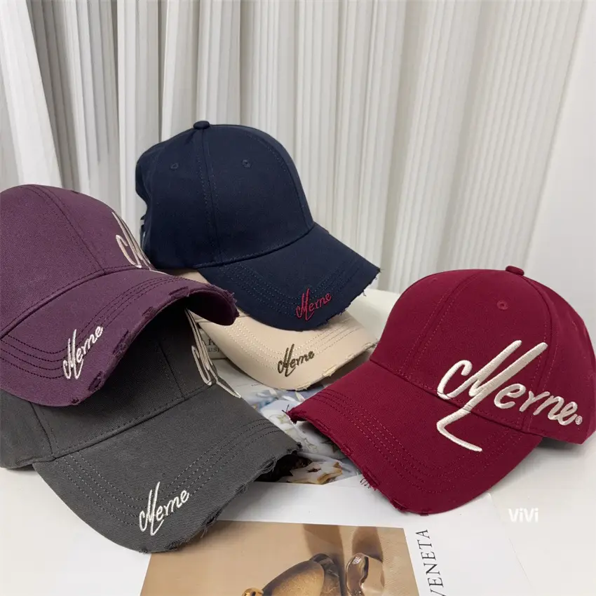 Unisex Embroidered Baseball Cap with Sunshade — feature 1
