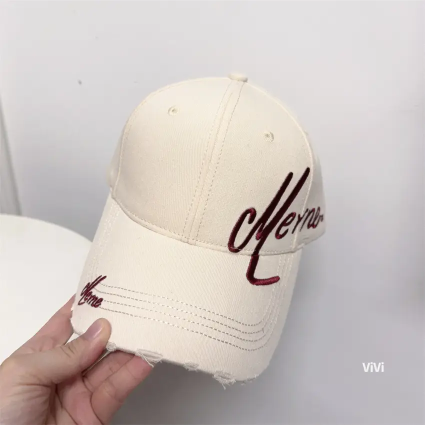 Unisex Embroidered Baseball Cap with Sunshade - Image 2