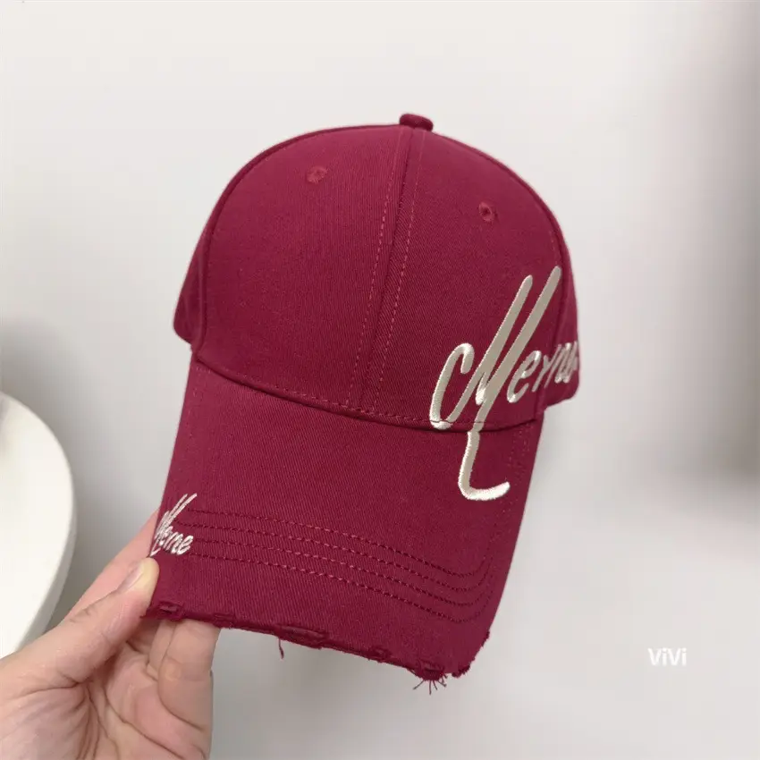 Unisex Embroidered Baseball Cap with Sunshade - Image 4