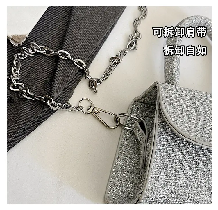Pink Bow Texture Chain Crossbody Bag — feature 10