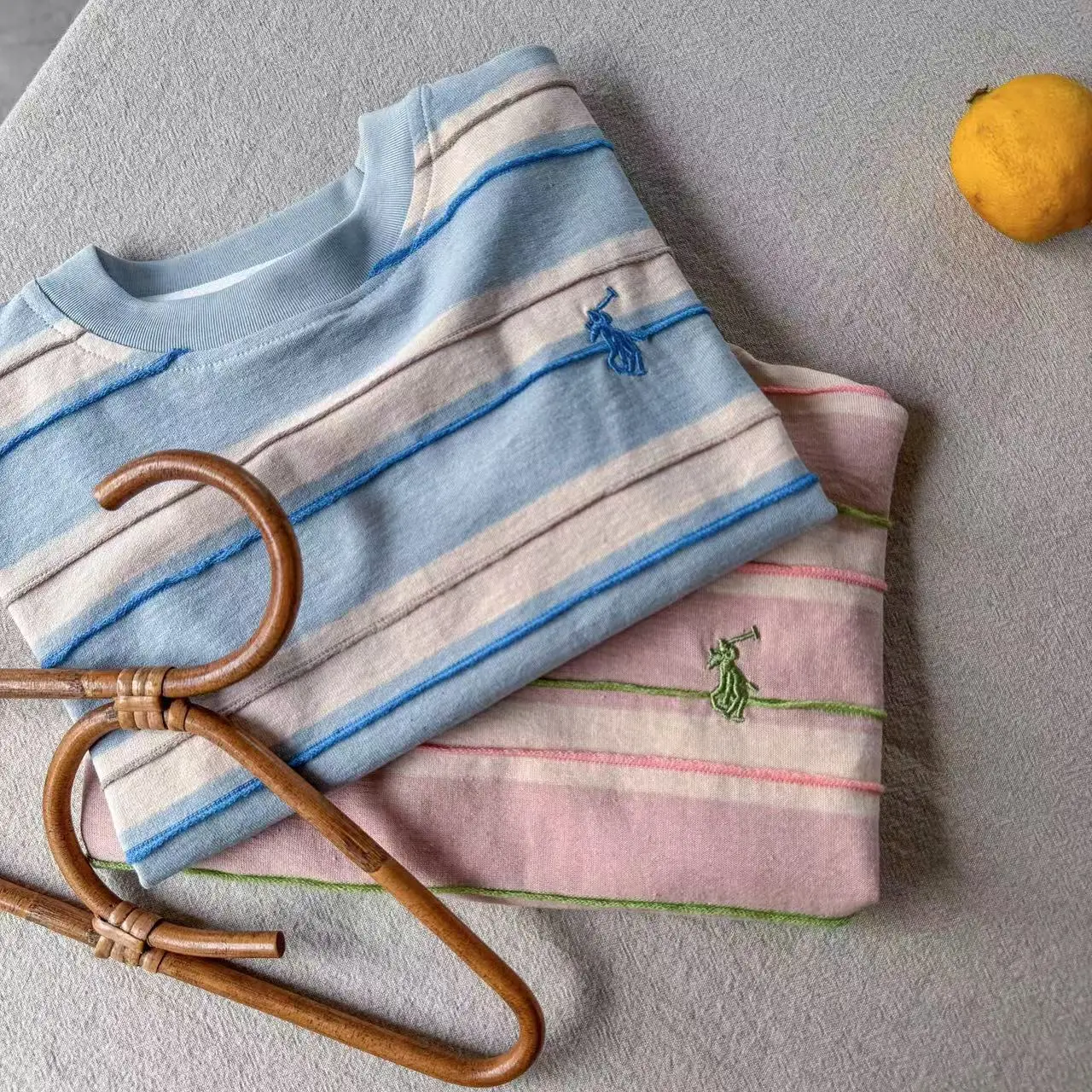 Children's Striped T-Shirt Yellow Pink Striped 2025 — feature 11