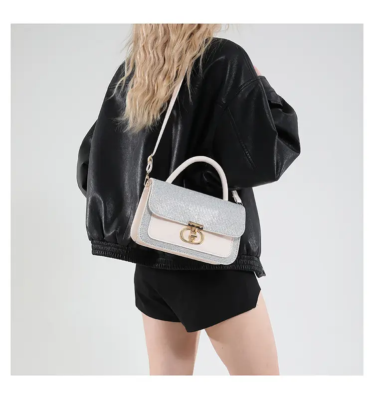Red Sequin Women's Shoulder Bag 2025 Spring Korean Style — feature 11