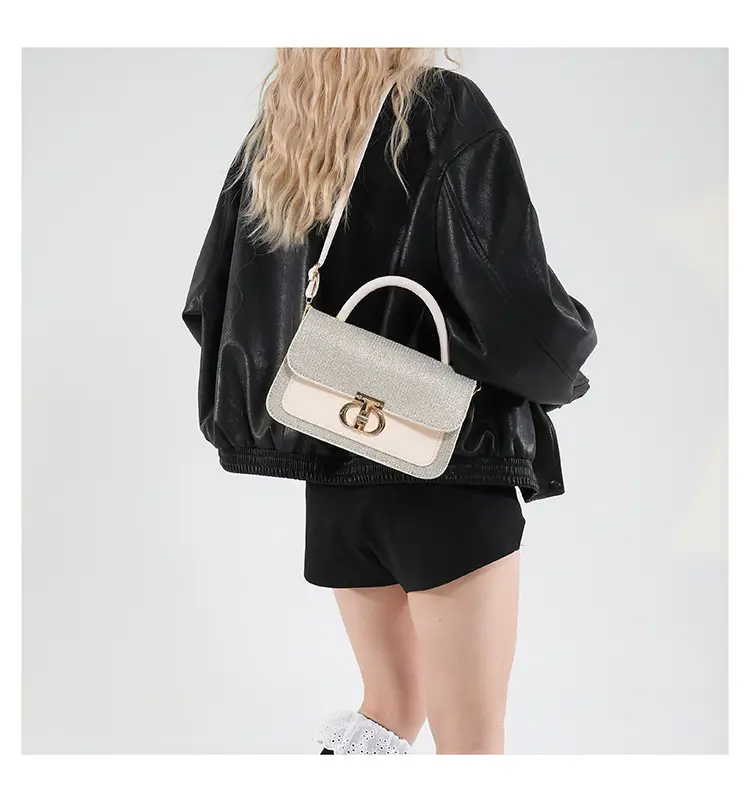 Red Sequin Women's Shoulder Bag 2025 Spring Korean Style — feature 14