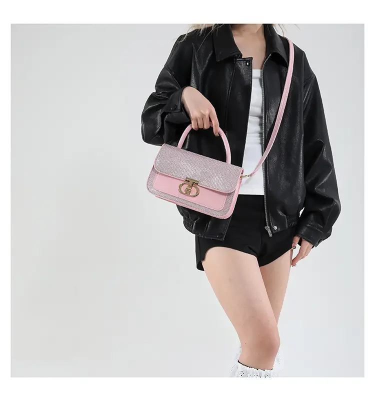 Red Sequin Women's Shoulder Bag 2025 Spring Korean Style — feature 16
