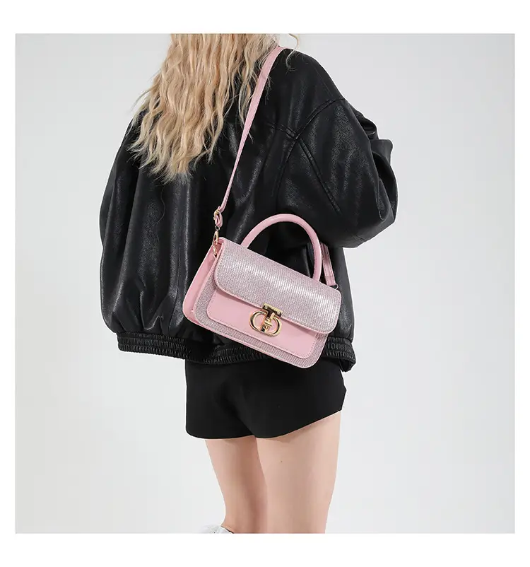 Red Sequin Women's Shoulder Bag 2025 Spring Korean Style — feature 18