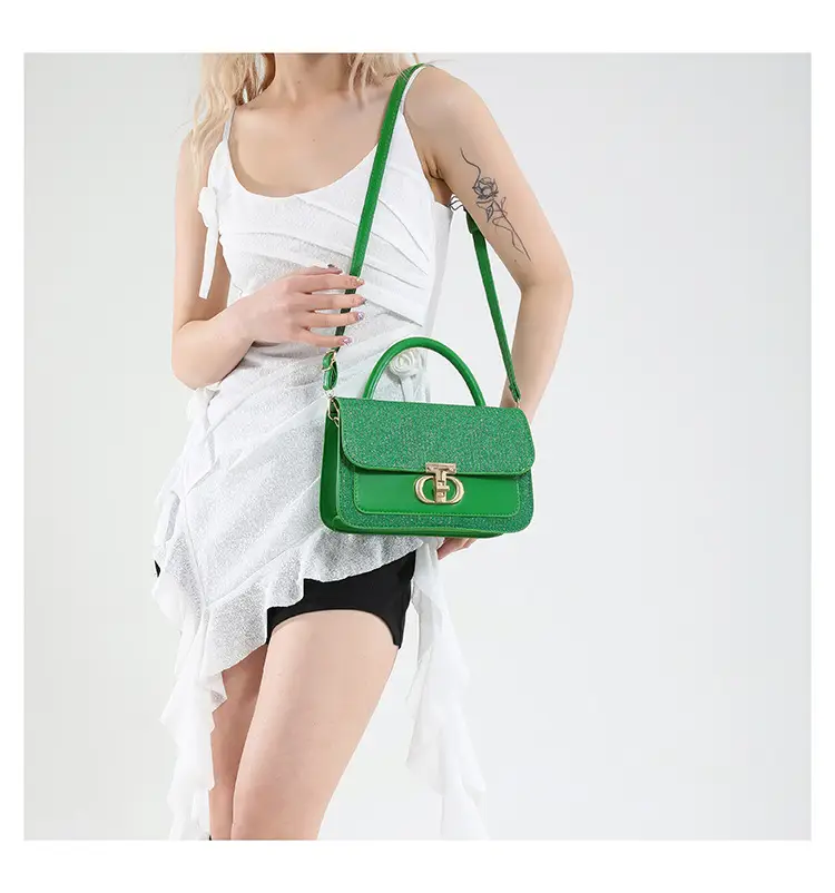 Red Sequin Women's Shoulder Bag 2025 Spring Korean Style — feature 20