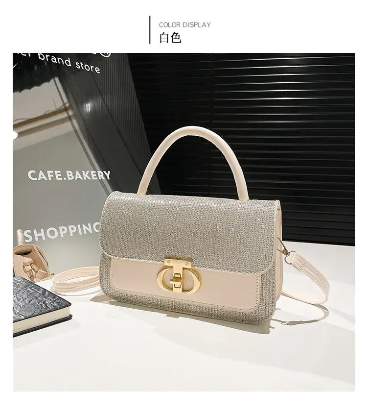 Red Sequin Women's Shoulder Bag 2025 Spring Korean Style — feature 29