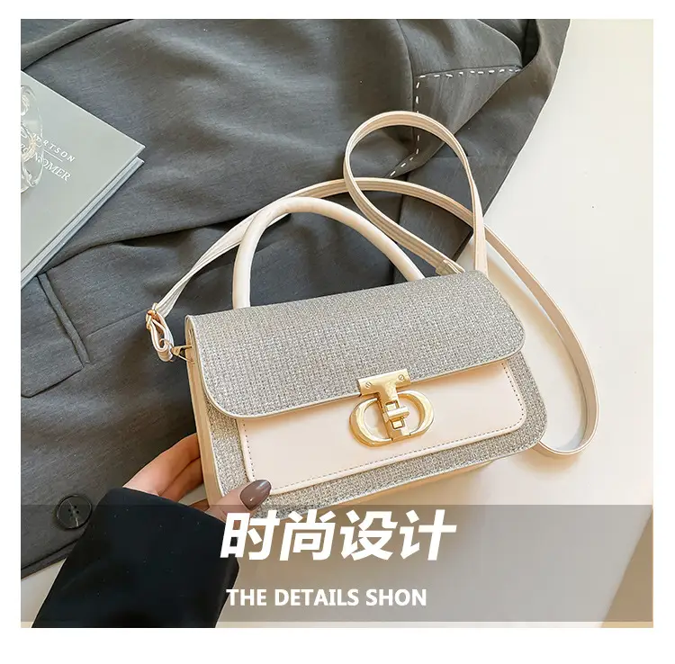 Red Sequin Women's Shoulder Bag 2025 Spring Korean Style — feature 3
