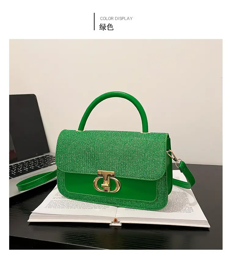 Red Sequin Women's Shoulder Bag 2025 Spring Korean Style — feature 32