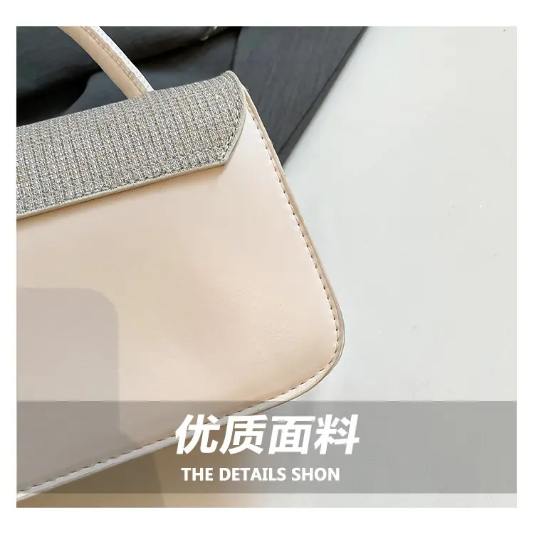 Red Sequin Women's Shoulder Bag 2025 Spring Korean Style — feature 5