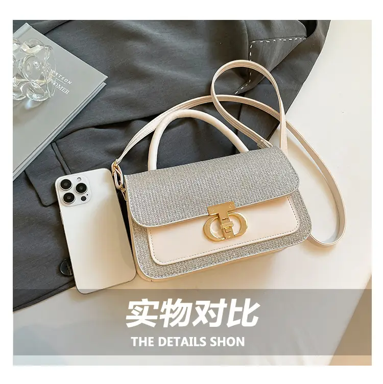 Red Sequin Women's Shoulder Bag 2025 Spring Korean Style — feature 6