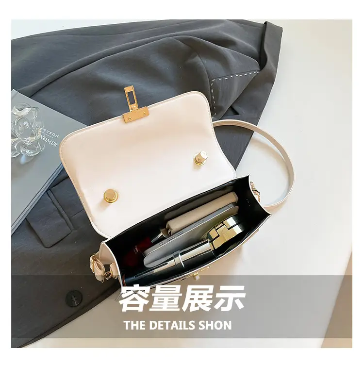 Red Sequin Women's Shoulder Bag 2025 Spring Korean Style — feature 7