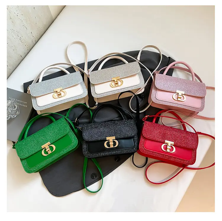 Red Sequin Women's Shoulder Bag 2025 Spring Korean Style — feature 8