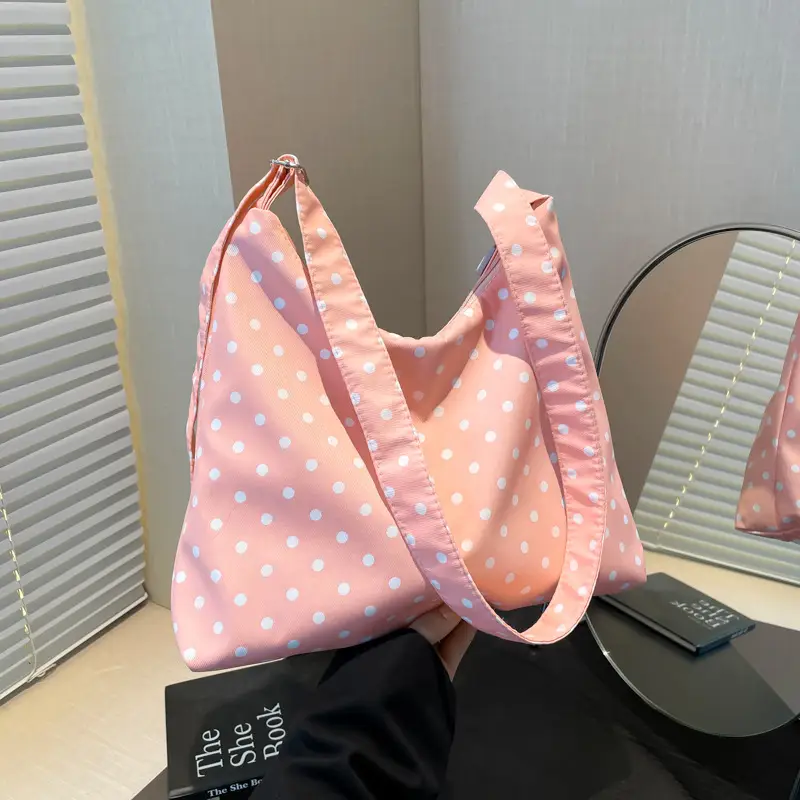 Women's Korean Fashion Fresh Hand Tote Bags 2025 Spring New Large Capacity - Image 7