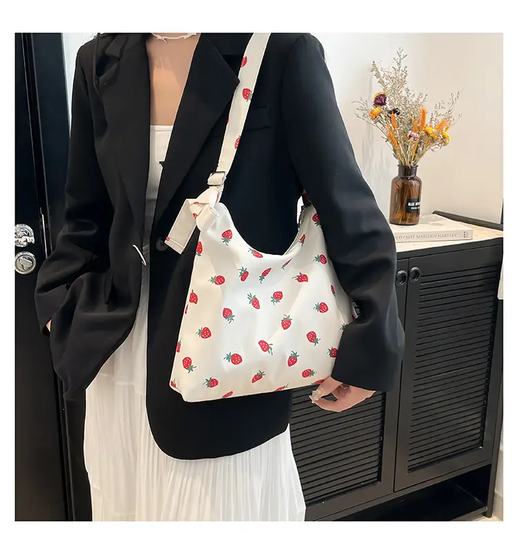Women's Korean Fashion Fresh Hand Tote Bags 2025 Spring New Large Capacity — feature 14