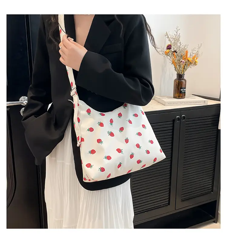 Women's Korean Fashion Fresh Hand Tote Bags 2025 Spring New Large Capacity — feature 15