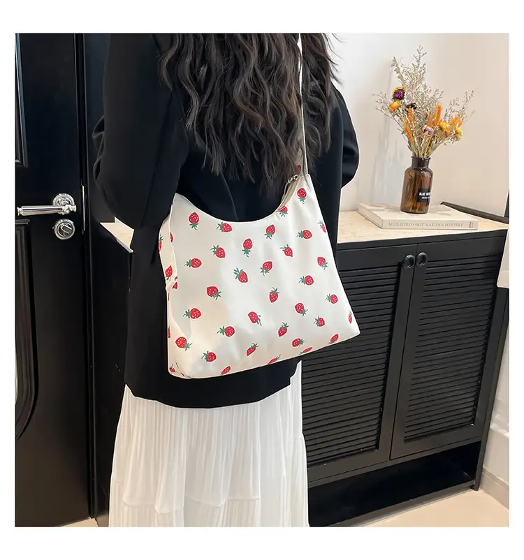 Women's Korean Fashion Fresh Hand Tote Bags 2025 Spring New Large Capacity — feature 16