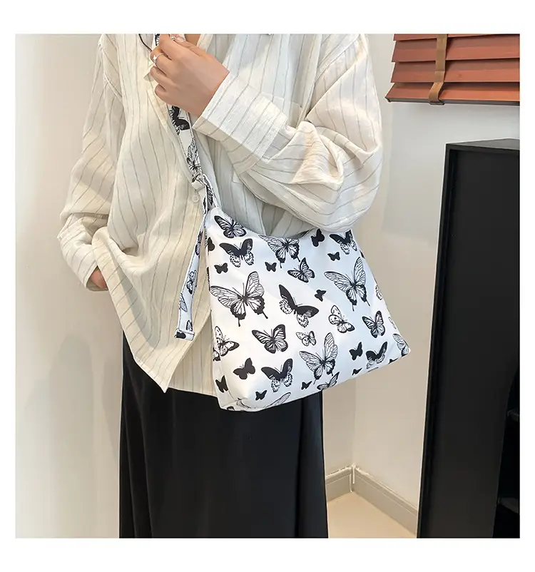 Women's Korean Fashion Fresh Hand Tote Bags 2025 Spring New Large Capacity — feature 20